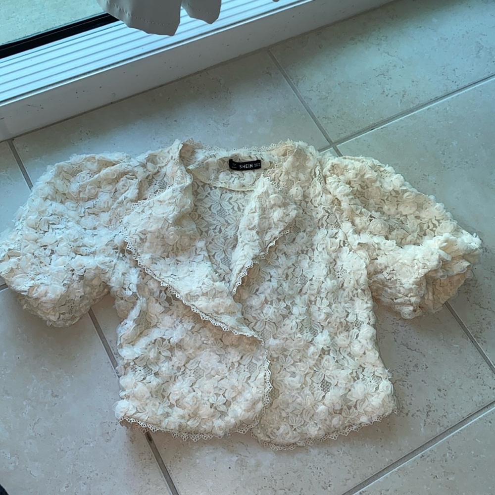 Shein cropped jacket.